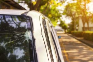 windshield crack on side of windshield